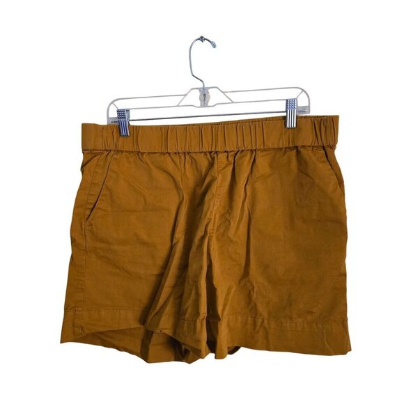 Everlane Easy Shorts Amber Pull On Pockets Size 16 - Picture 2 of 6